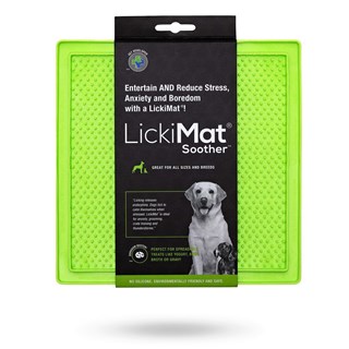 Lickimat Soother Hundskål/slickmatta Grön 20x20