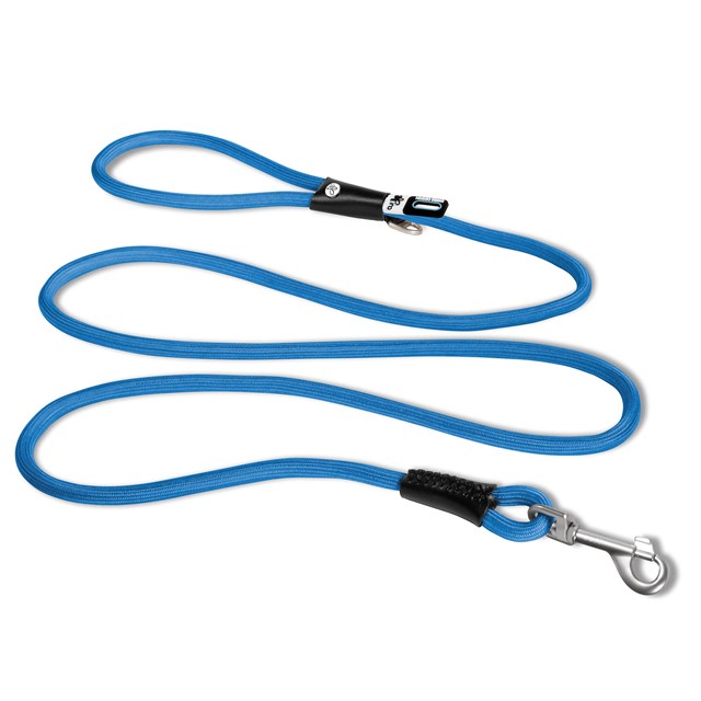 Curli Stretch Comfort Line Elastiskt Hundkoppel - Blå