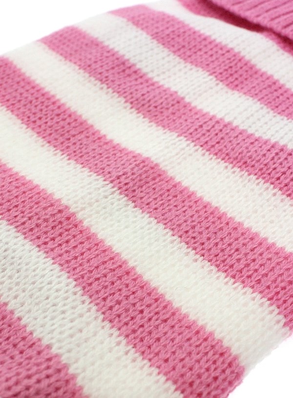 Pink Candy Stripe - Stickad Hundtröja