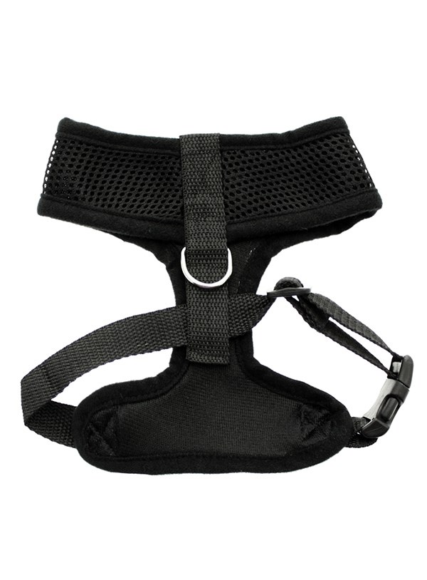 Jet Black Soft Mesh Hundsele