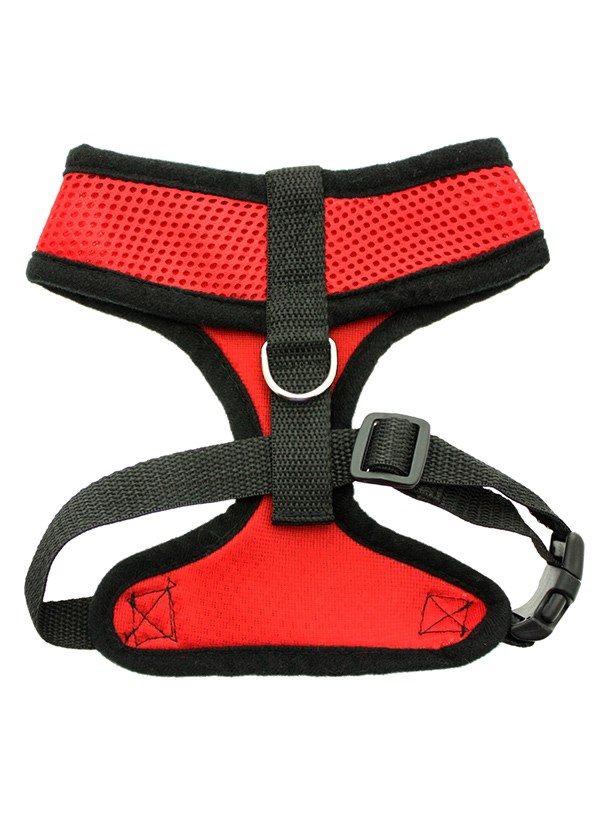 Cherry Red Soft Mesh Hundsele