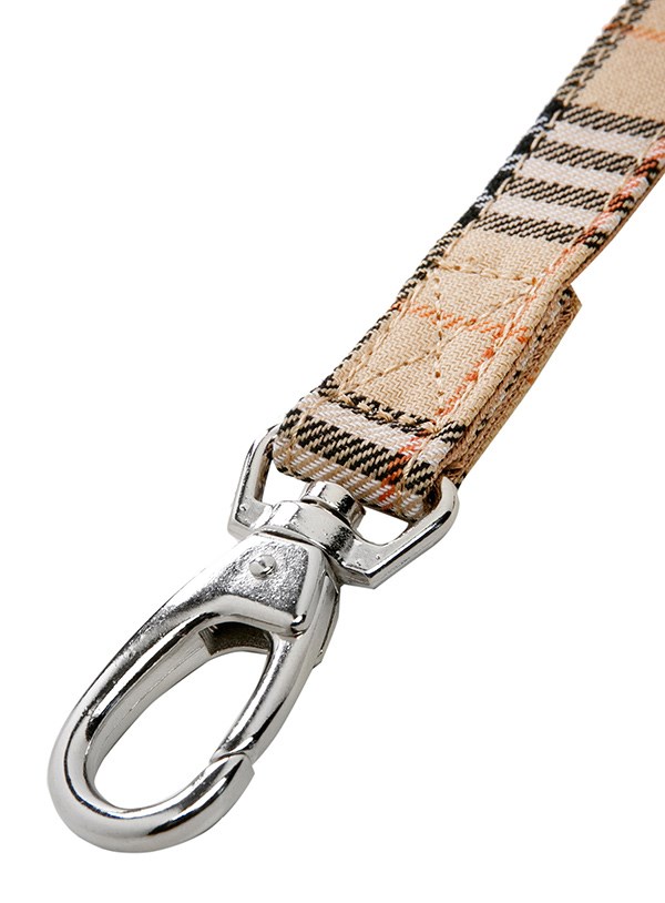 Brown Checked Tartan - Koppling Till Bilbälteshållare