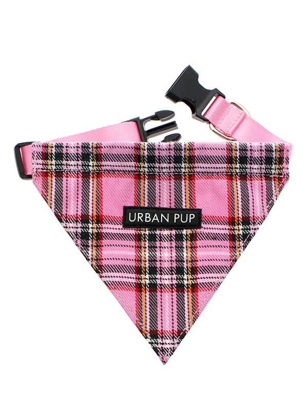 Pink Tartan Bandana