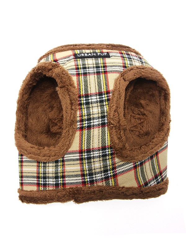 Luxury Fur Lined Brown Tartan - Hundsele