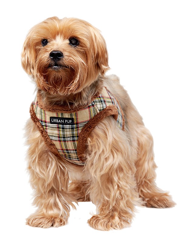 Luxury Fur Lined Brown Tartan - Hundsele