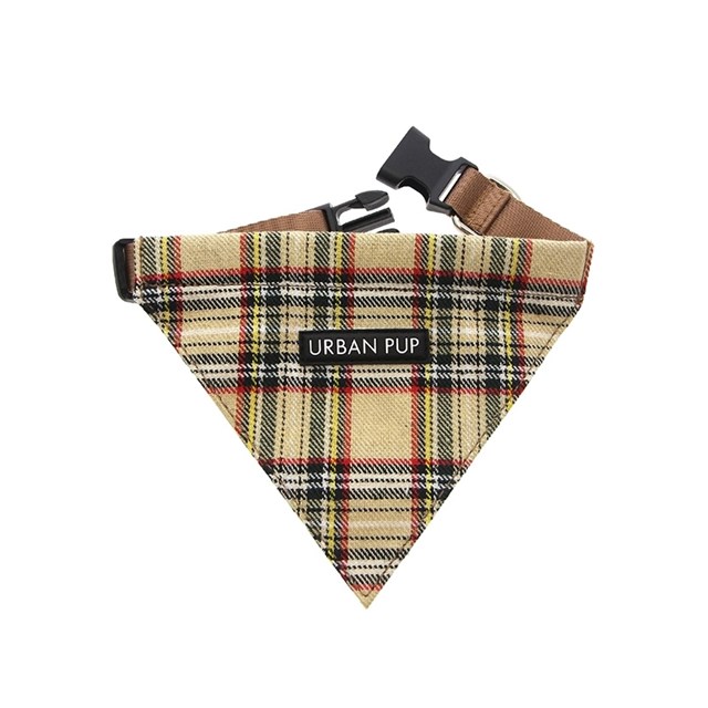 Brown Tartan Bandana