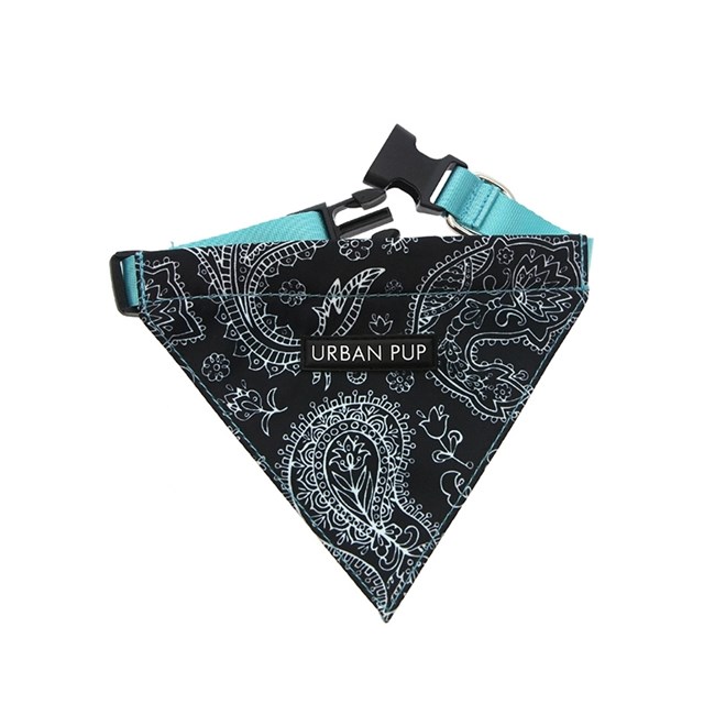 Black & Blue Paisley Bandana