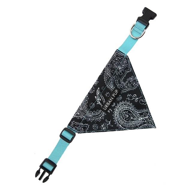 Black & Blue Paisley Bandana