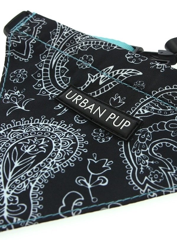 Black & Blue Paisley Bandana