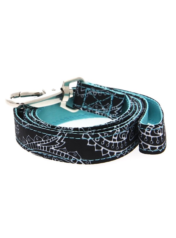 Black & Blue Paisley - Tygkoppel