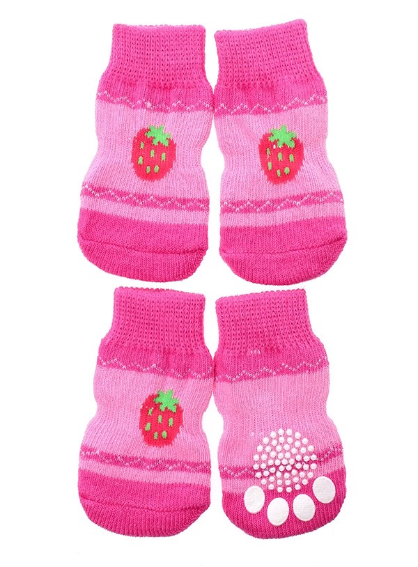 Strawberry Glitter - HUNDSTRUMPOR MED ANTIGLID