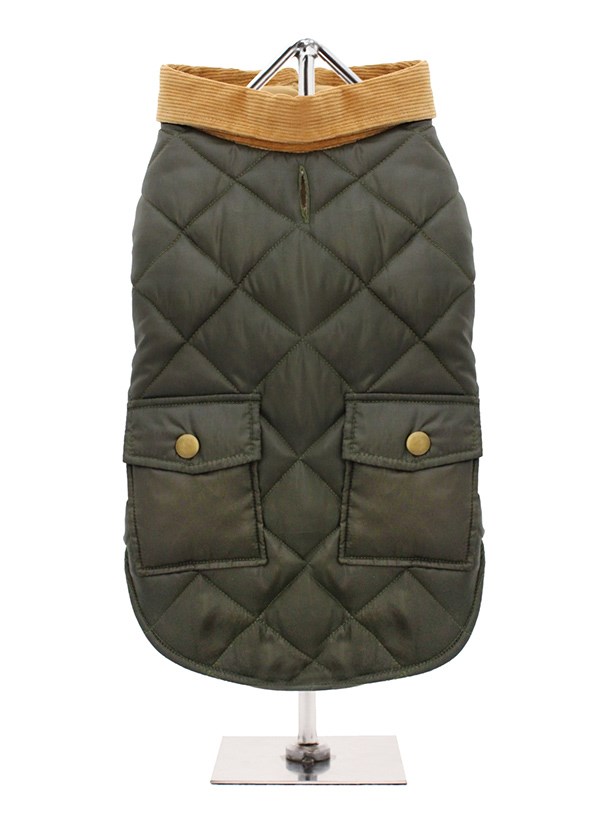 Forest Green Quilted Town & Country - Hundjacka
