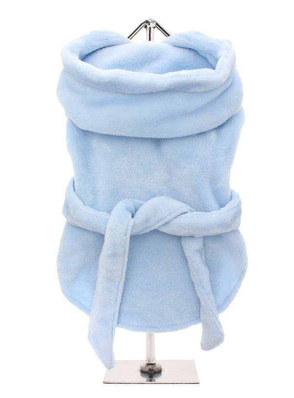 Blue Plush & Fluffy Terry - Hundbadrock