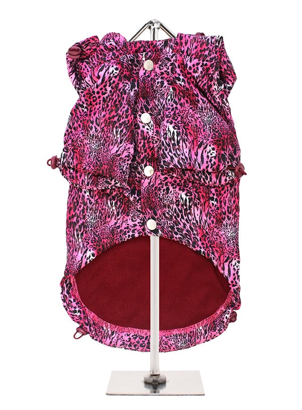 Pink Leopard Print Rainstorm Regntäcke