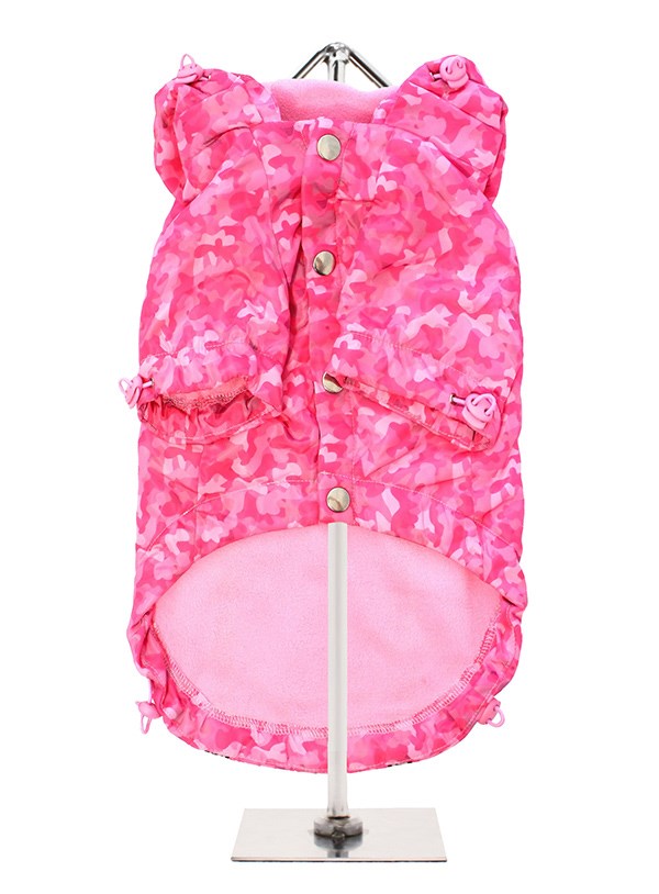 Pink Camouflage Print Rainstorm Regntäcke
