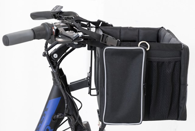 Cykelkorg Front Upp till 6 kg - Svart/Grå