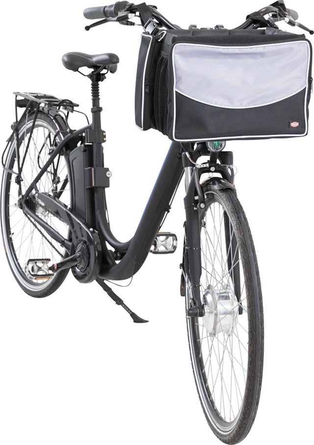 Cykelkorg Front Upp till 6 kg - Svart/Grå
