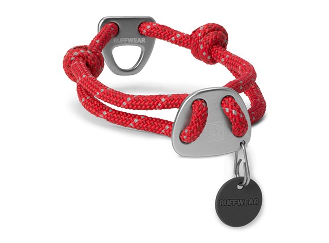 Knot-A-Collar Justerbart Halsband - Röd