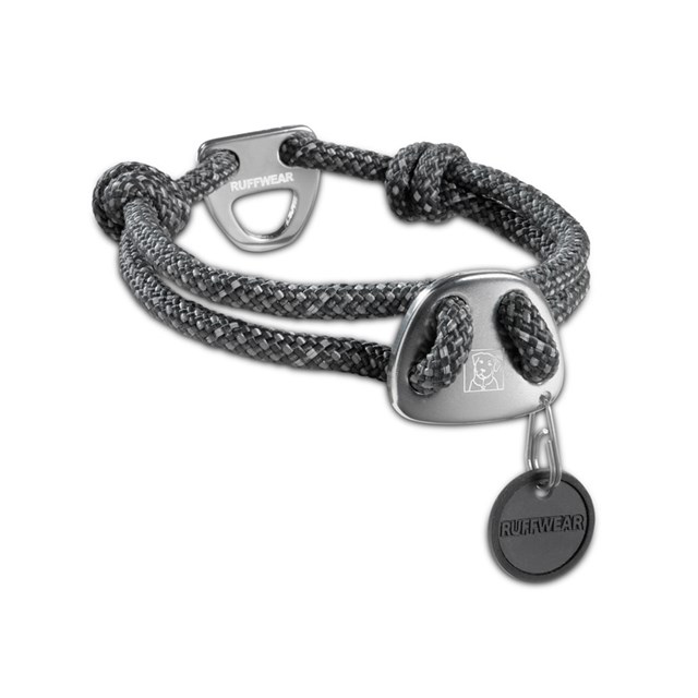 Knot-A-Collar Justerbart Halsband - Grå