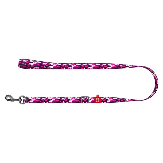 WAUDOG Pink Camo - Justerbart Hundkoppel