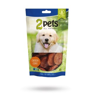 2pets Dogsnack Chicken Coins 100 G