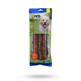 2pets Tuggrulle 28 Cm 3-pack - Kycklingfilé