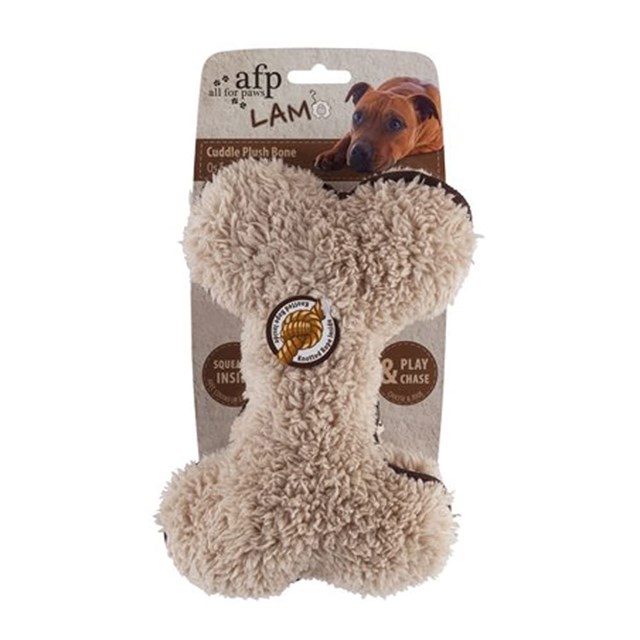Cuddle Bone - Mjuk hundleksak med pip