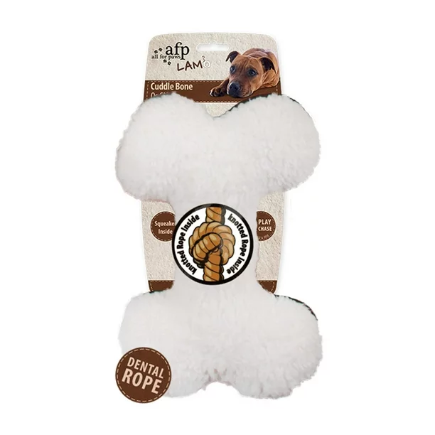 Cuddle Bone - Mjuk hundleksak med pip