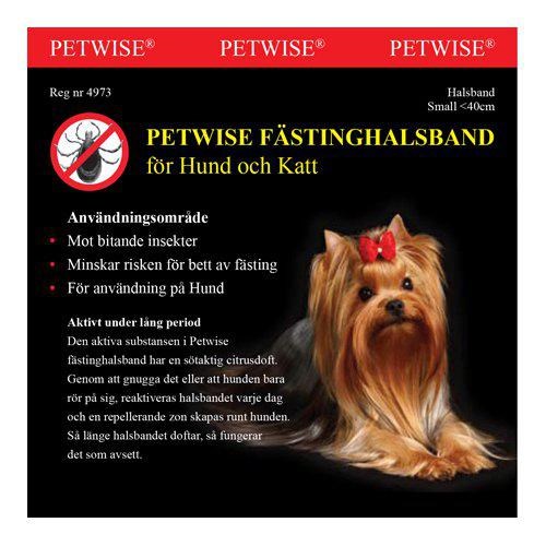 Fästinghalsband FÖR HUND SMALL <40 cm