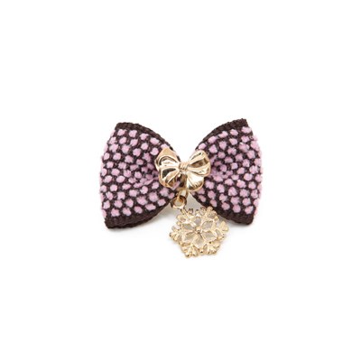 Snowflake Pendant Ribbon Hair Pin