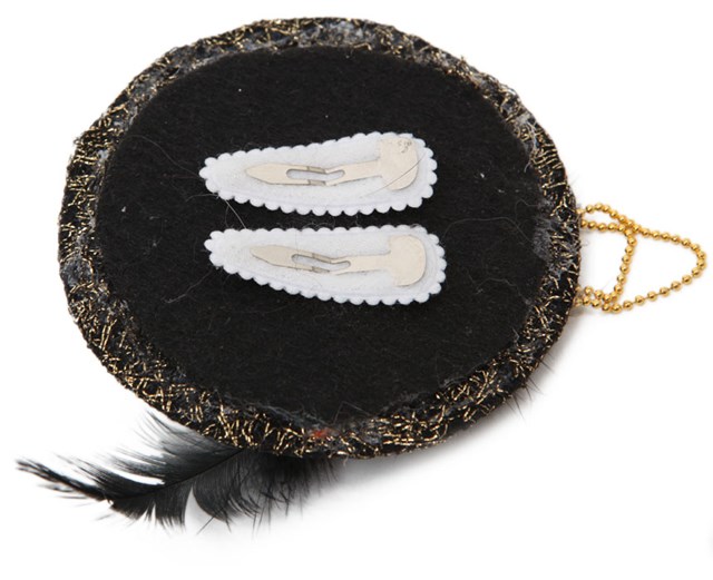 Noble Queen Hair Pin Black