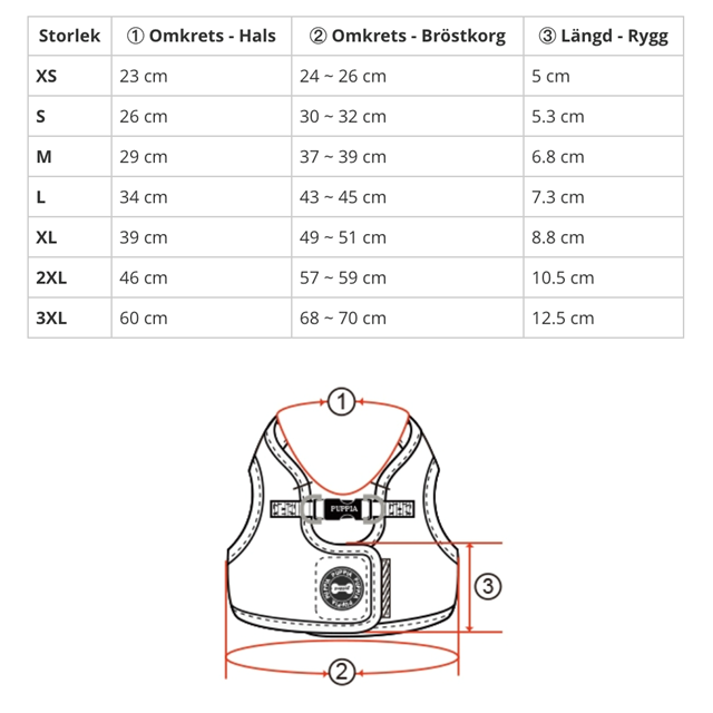 Soft Vest Harness B - Purple