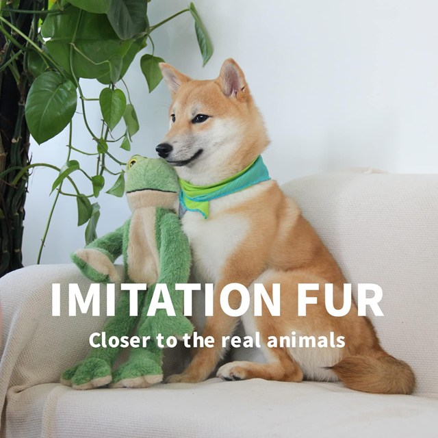 Grodan Flora - Mjuk hundleksak med pip