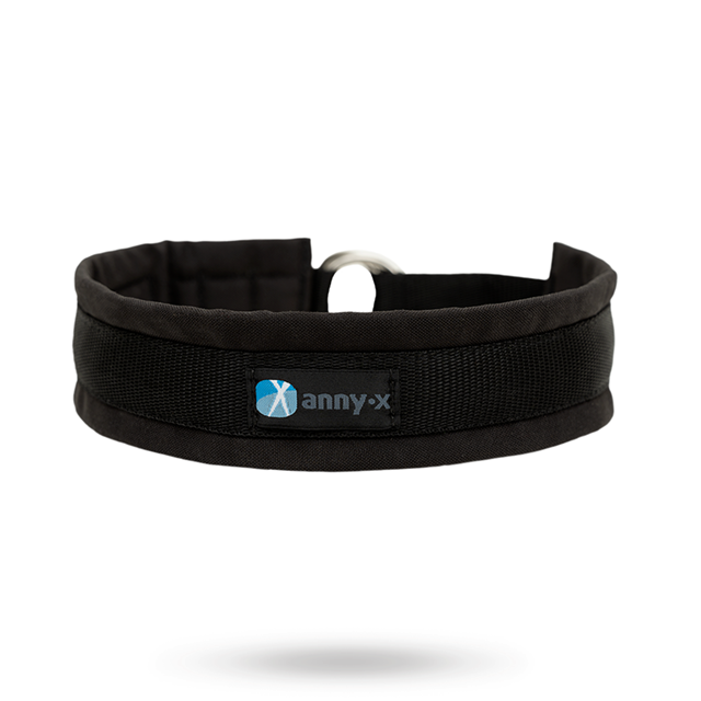 Anny-x Pull Stop Halvstryp Halsband - Svart