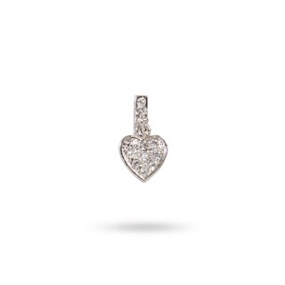 Heart Clear Dangling Charm