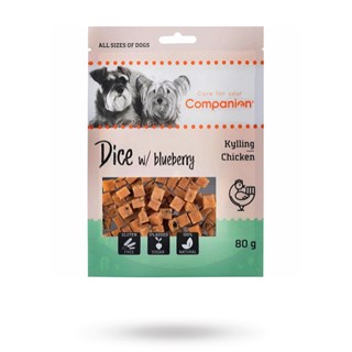 Companion Chicken Dice - Blåbär 80g