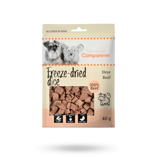 Companion Freeze Dried Dice Nötkött 40g