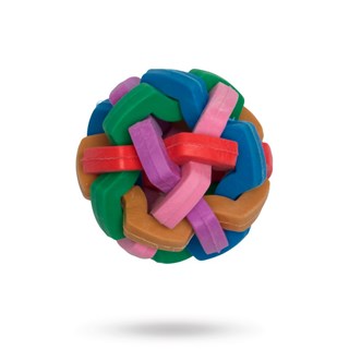 Companion Rainbow Rubber Ball