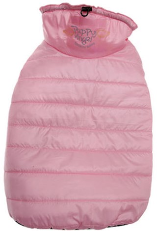 Bulldog Portly Pug Padded Vest - Pink