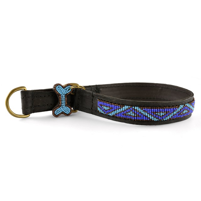 Kabaka Blue - Halvstryp Halsband