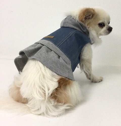 Puppy Angel Jeans Klänning - Hundkläder