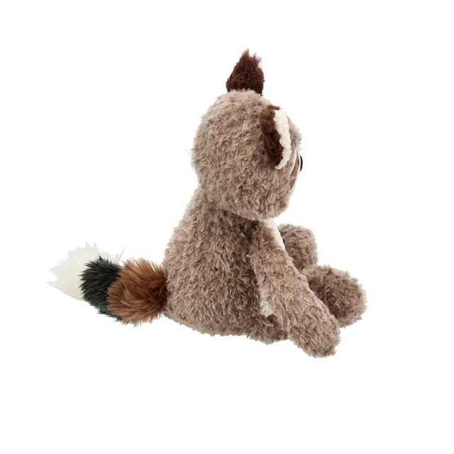 Dogman CozyRaccoon Grå - Mjuk hundleksak med pip