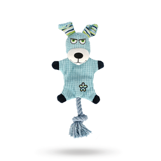 Dogman Dogge Prassel Blå - Hundleksak Med Pip