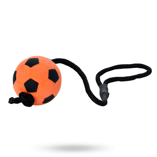 Dogman Fotboll med Snöre Orange