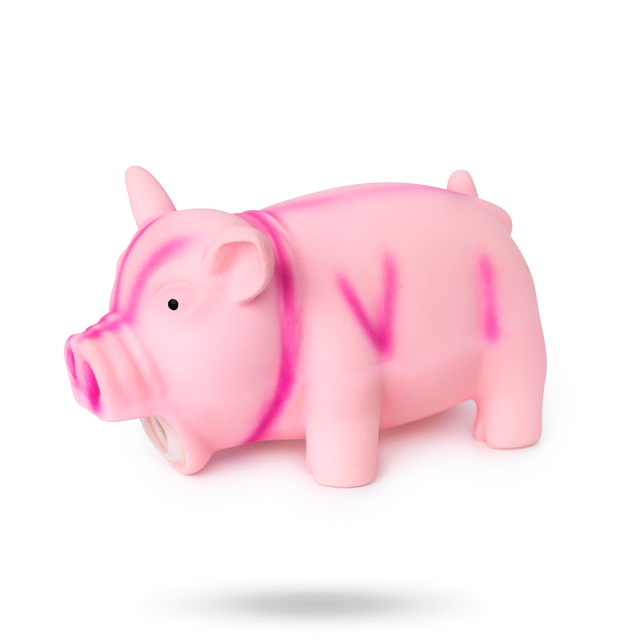 Dogman Leksak Gris Rosa