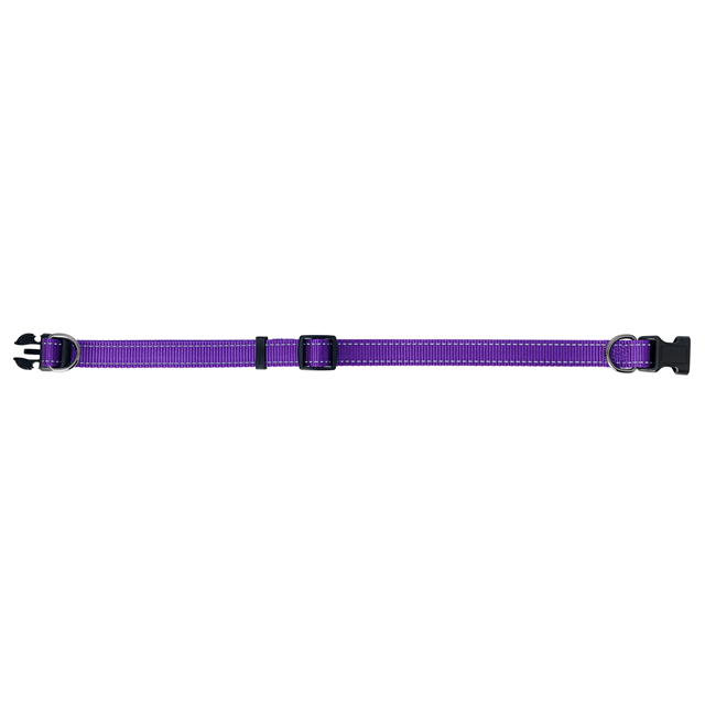 Dogman Nylonhalsband Iris ställbart - Lila