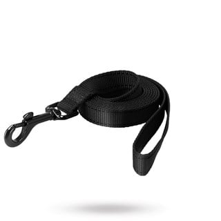 Dogman Nylonkoppel Iris - Svart