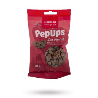 Dogman Pepups Duo Hearts 100g