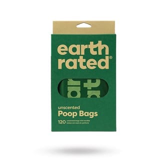 Earth Rated Bajspåsar Med Handtag 120 St - Doftfria