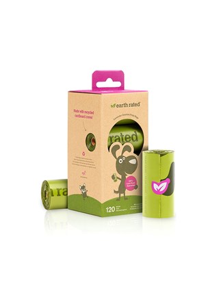 Earth Rated Miljövänliga Bajspåsar Refills 8-pack Lavendel
